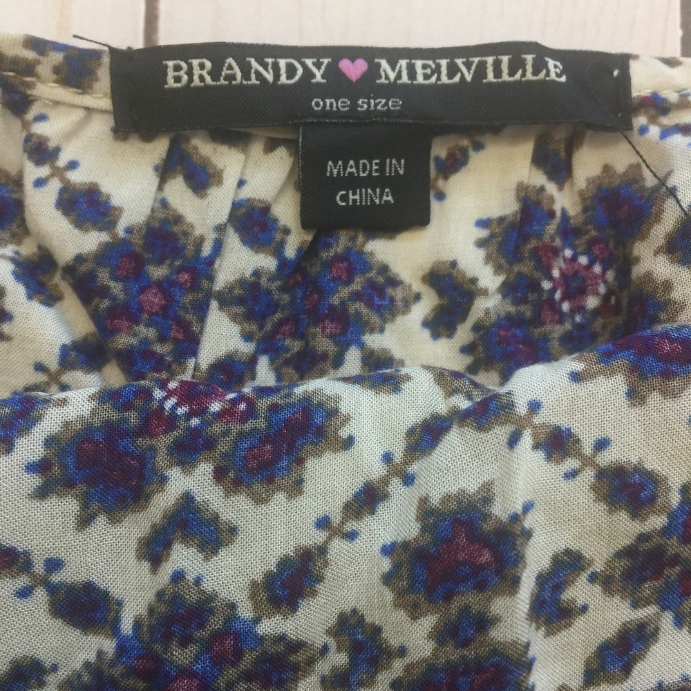 BRANDY MELVILLE Jada Boho Dress One Size EUC - Picture 8 of 8